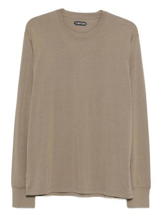 Tom Ford long-sleeve sweatshirt - Green