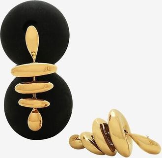 Susana Vega Jewelry Gold- und silberfarbene Ohrringe Nidus