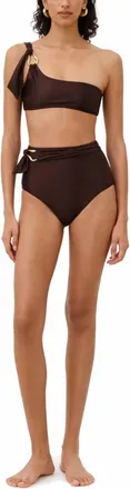 Zimmermann Ascension Bikini Top - Brown