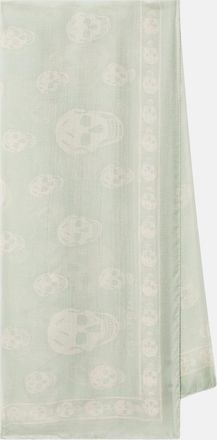 Alexander McQueen Skull silk scarf