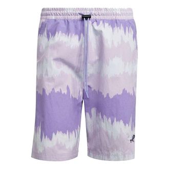 adidas originals Adv Aop Shorts Woven Contrasting Colors Sports Purple GN2346