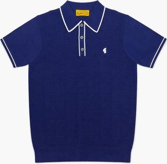 Gabicci Vintage 1973 Mens Gabicci Vintage Ronnie Delft Polo Shirt - Blue - Size: 40