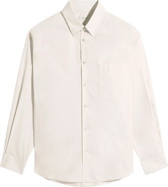 Christophe Lemaire Classic Regular Fit Button-Down Shirt with Smooth Finish