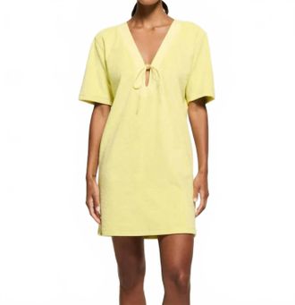 Nation Ltd Rio Mini Dress In Citrus Yellow