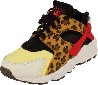 Nike Air Huarache Mens Running Trainers DM9092 Sneakers Shoes (UK 8 US 9 EU 42.5, Lemon Chiffon red 700)