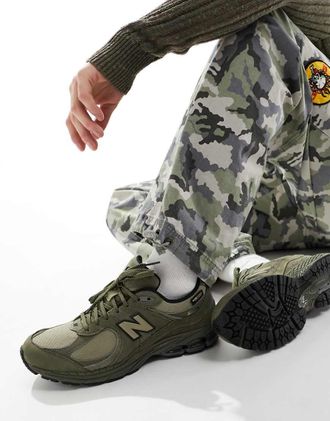 New Balance 2002 - Sneakers color kaki-Verde