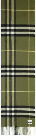 Burberry Bufanda de cachemira verde Mu Giant