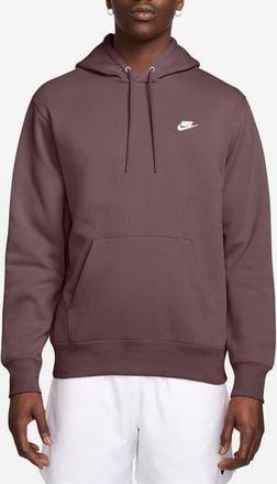 Nike Club Fleece Pullover Hoodie in Tattoo/White at Nordstrom Rack, Size Xx-Large