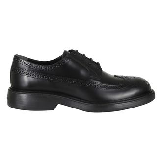 Hogan Schoenen, Heren, Zwart, 42 1/2 EU, Katoen, H704 Loafer