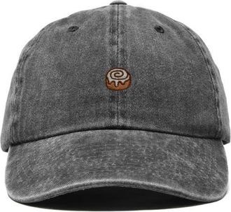Dalix Cinnamon Roll Dad Cap in Washed Black at Nordstrom
