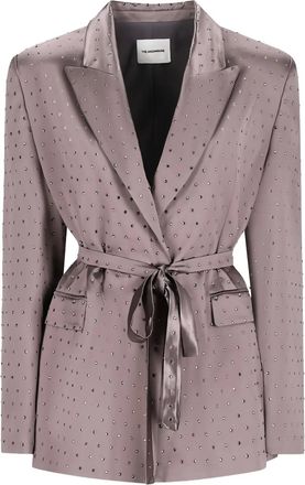 Andamane Blazer con cintura - Toni neutri