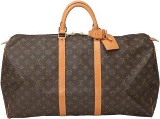 Louis Vuitton Pre-owned Weekend Bags, female, Brown, Size: ONE SIZE Pre-owned Canvas handbags