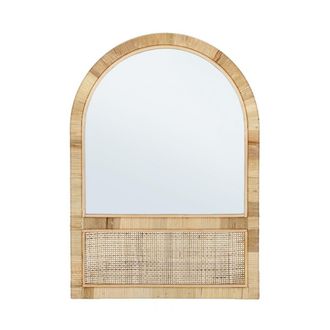 BIZZOTTO Espejo De Arco En Rat&aacute;n Natural 50x70 Hajar Yes