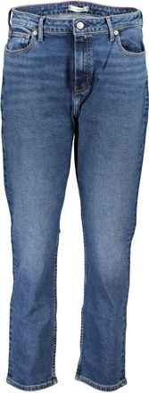 Tommy Hilfiger Womens Straight Leg Jeans Classic Fit - Blue Cotton - Size 28 (Waist)