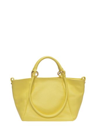 Roberta M Tweekleurig Rundleer Tas