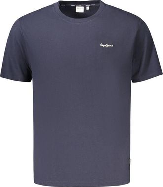 Pepe Jeans London Blauw Organisch Katoen Heren T-Shirt