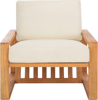 Safavieh Couture Decarlo Wooden Frame Accent Chair