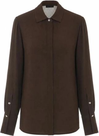 Liu Jo Shirt - Dames - Overhemden - Bruin - L - Overhemden