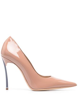 Casadei Pumps a punta Superblade 100mm - Toni neutri