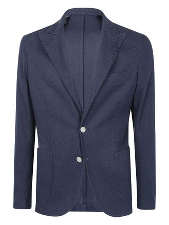 Barba single-breasted blazer - men - Cotton - 54 - Blue