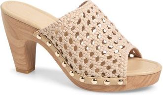 Nina Ursula Slide Sandal in Natural at Nordstrom, Size 8.5