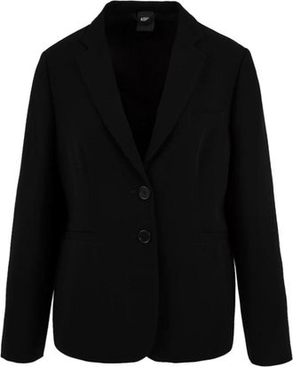Aspesi 0906 2088 Jacket - Dames - Blazers - Zwart - XL - Nylon - Jassen