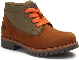 Timberland Premium Waterproof Lace-Up Chukka Boot in Medium Brown Nubuck at Nordstrom, Size 10.5