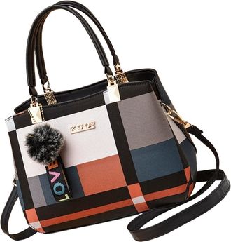 Generic Handbags, Shoulder Bag | Classic Tote Hobo Handbags | Women Shoulder Clutch Bag with Adjustable Shoulder Strap for Wife, Adults, Girlfriend, Black, ri