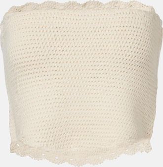 Poss&eacute; Dylan crochet crop top