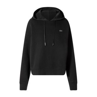 Lacoste Hoodies - Dames - Sweatshirts & Hoodies - Zwart - Maat: M Katoen