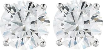 Pompeii3 1 1/2CT Diamond Screw Back Studs Platinum
