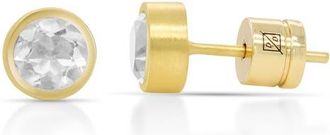 Dean Davidson Signature Small Knockout Stud Earrings in Crystal Quartz/Gold at Nordstrom