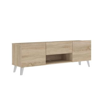 Calicosy Mueble de tv 2 puertas 1 caj&oacute;n l140 cm - roble