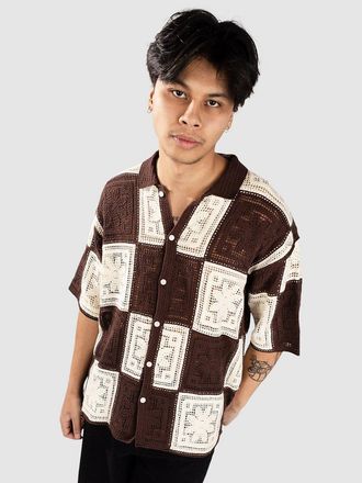 Woodbird WBBanks Crochet Knit Hemd braun