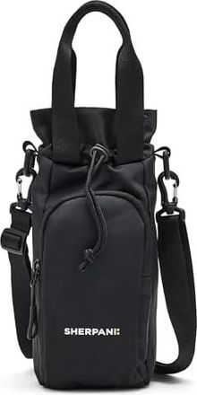 Sherpani Izzie Water Bottle Crossbody Cross Body Handbags Raven, Nylon