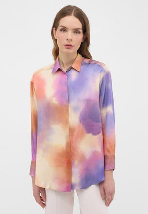 Eterna Hemdbluse ETERNA LOOSE FIT, Damen, Gr. 40, orchid, 100% Viskose, Blusen Hemdbluse