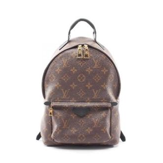 Louis Vuitton Pre-owned Palm Springs PM Monogram Rugzak - Dames - Vintage Rugzakken - Bruin - ONE Size - Leer - Vintage