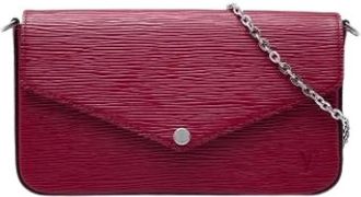 Louis Vuitton Pre-owned Pochette Felicie - Dames - Vintage Schoudertas - Rood - ONE Size - Leer - Vintage