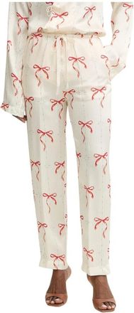 Forte_Forte My Pants - Dames - Straight fit broeken - Beige - M - Broeken