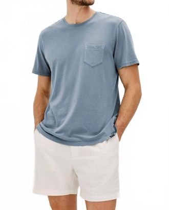 Rails Johnny Short Sleeve Tee In Steel