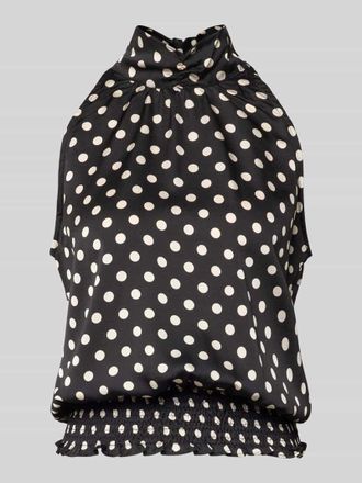 Neo Noir Neo Noir Blusentop im Allover-Look in Black, Gr&ouml;&szlig;e 40