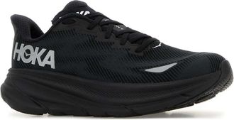 Hoka One One Mens Black Gore-Tex Clifton 9 Sneakers Blackblack