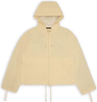 Rains Suva Hardshell Short String W Jacket Regenjacke für Damen | beige
