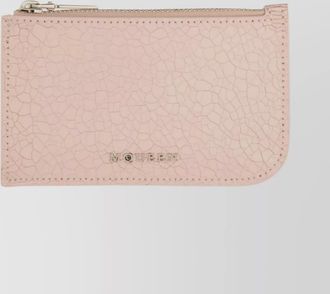Alexander McQueen leather card holder