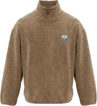 American Vintage Hoktown Jacket - Heren - Vesten met rits - Bruin - M/L - Polyester - Hoodies & sweatvesten