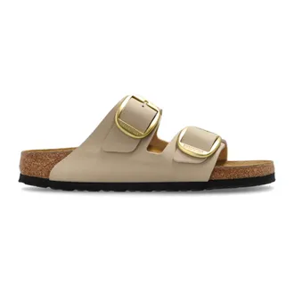 Birkenstock Dames, Schoenen, Beige, Maat: 39 EU Leer