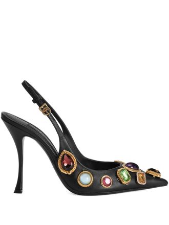 Dolce & Gabbana Pumps con cinturino posteriore 105mm - Nero