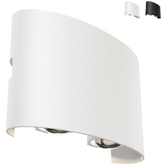 Maytoni Maytoni - Strato Aplique Exterior Up Down Blanco, Ip54, 3000k