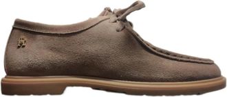 Tommy Hilfiger Schoenen, Dames, Bruin, 39 EU, Platte schoenen