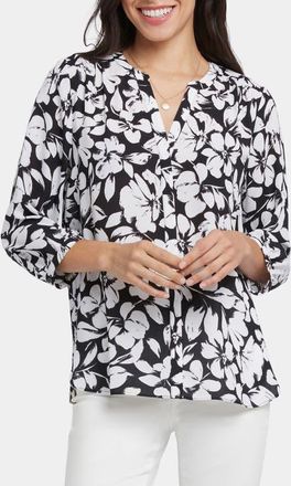 NYDJ Pintuck Top in Gran Via at Nordstrom, Size X-Small